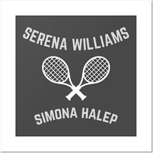 SERENA WILLIAMS X SIMONA HALEP Posters and Art